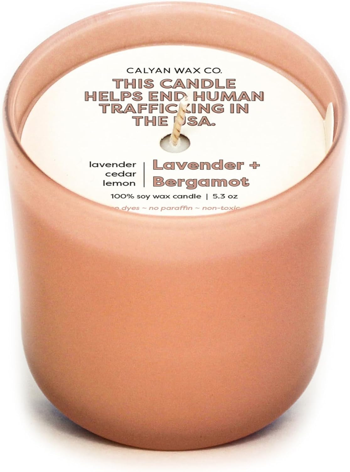 Calyan Wax Co. Dignity Series Lavender & Bergamot Scented Candle