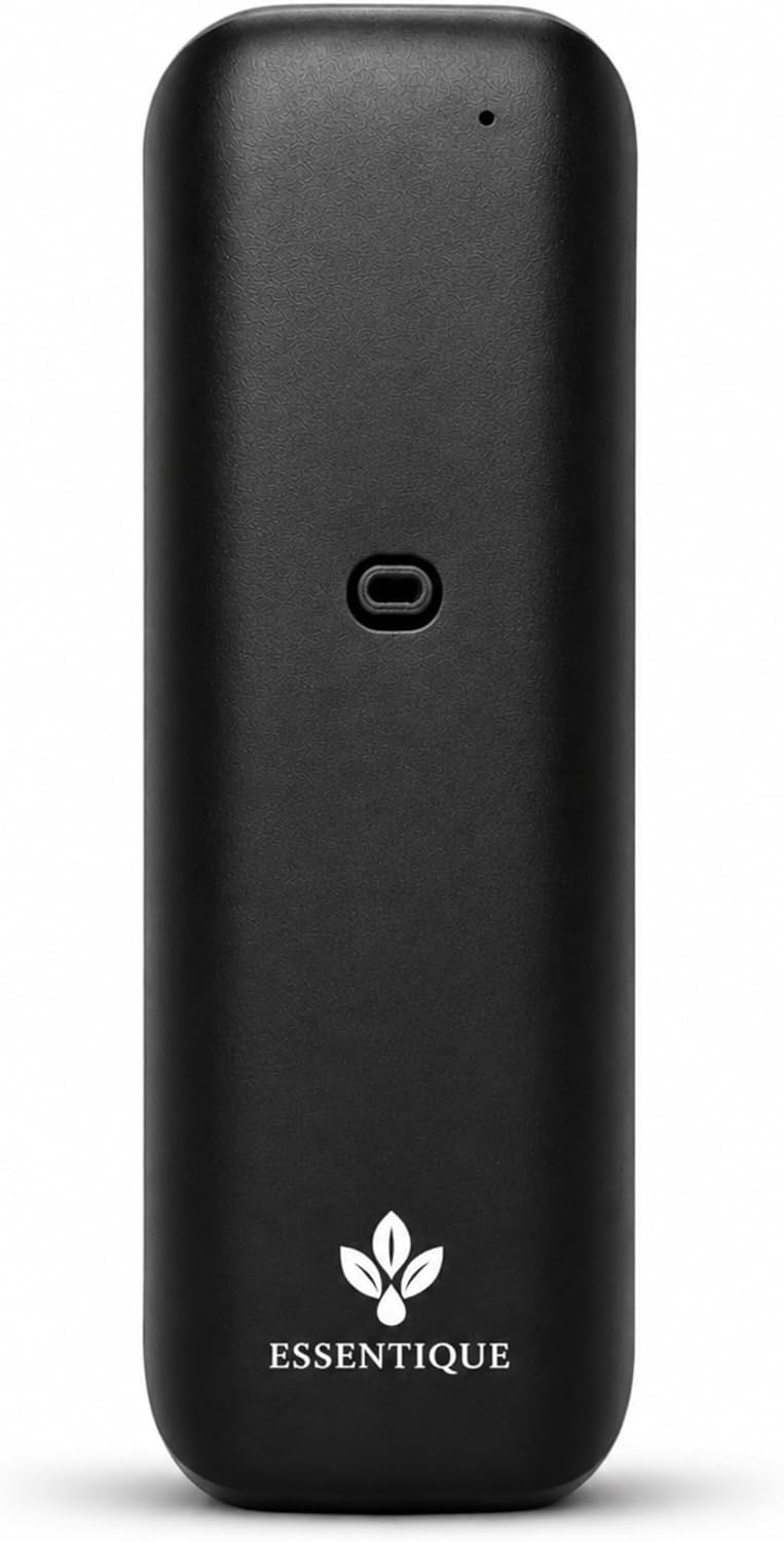 The Pulse Plug-in Waterless Diffuser – Cold Air Nebulizing Scent Machine for Home, Hotel, Office & Spa – w/Bluetooth for Essential Oil Blends (Black)