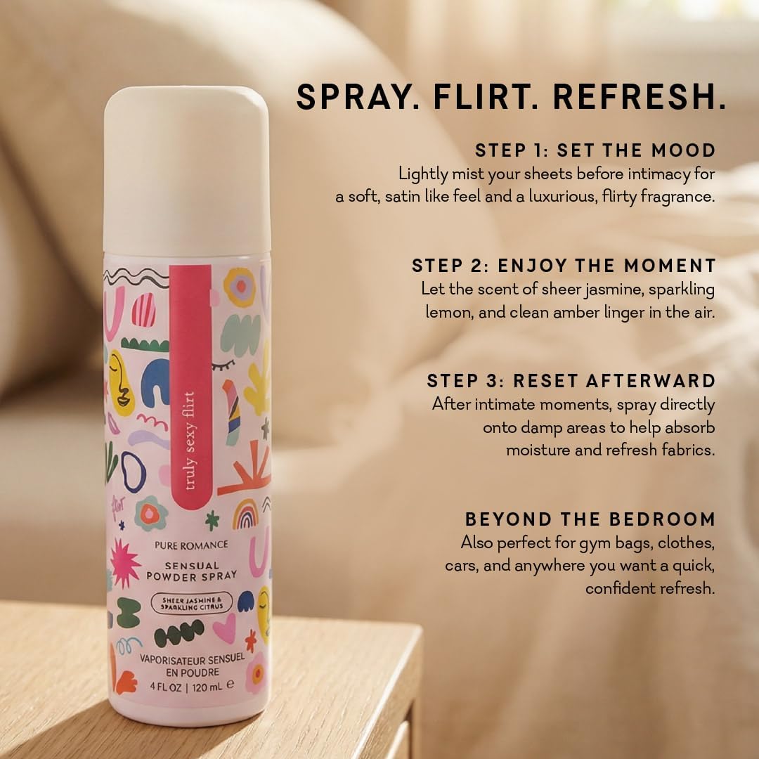 Pure Romance Between The Sheets | Moisture-Absorbing Linen Spray
