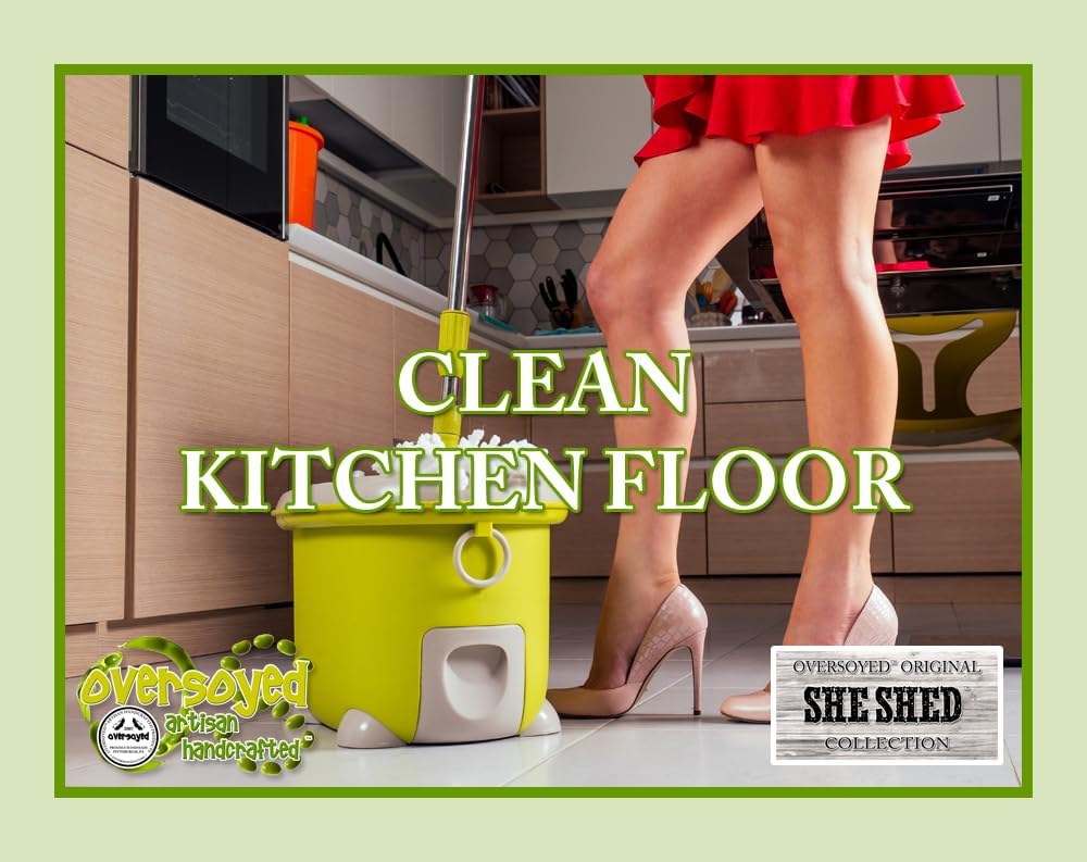 She Shed Candle Collection | Clean Kitchen Floor Scent | Chlorine Floral Scented Jar Candle Artisan Hand Poured to Order | 3 oz. 30 HR Burn 2" x 2 5/8" Reusable Tumbler | White