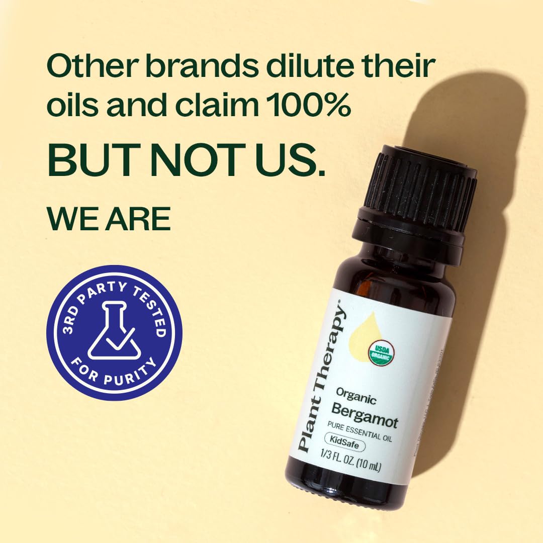 Plant Therapy Organic Bergamot Essential Oil
