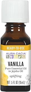 Aura Cacia Essential Oil, Uplifting Vanilla, 0.5 Fluid Ounce