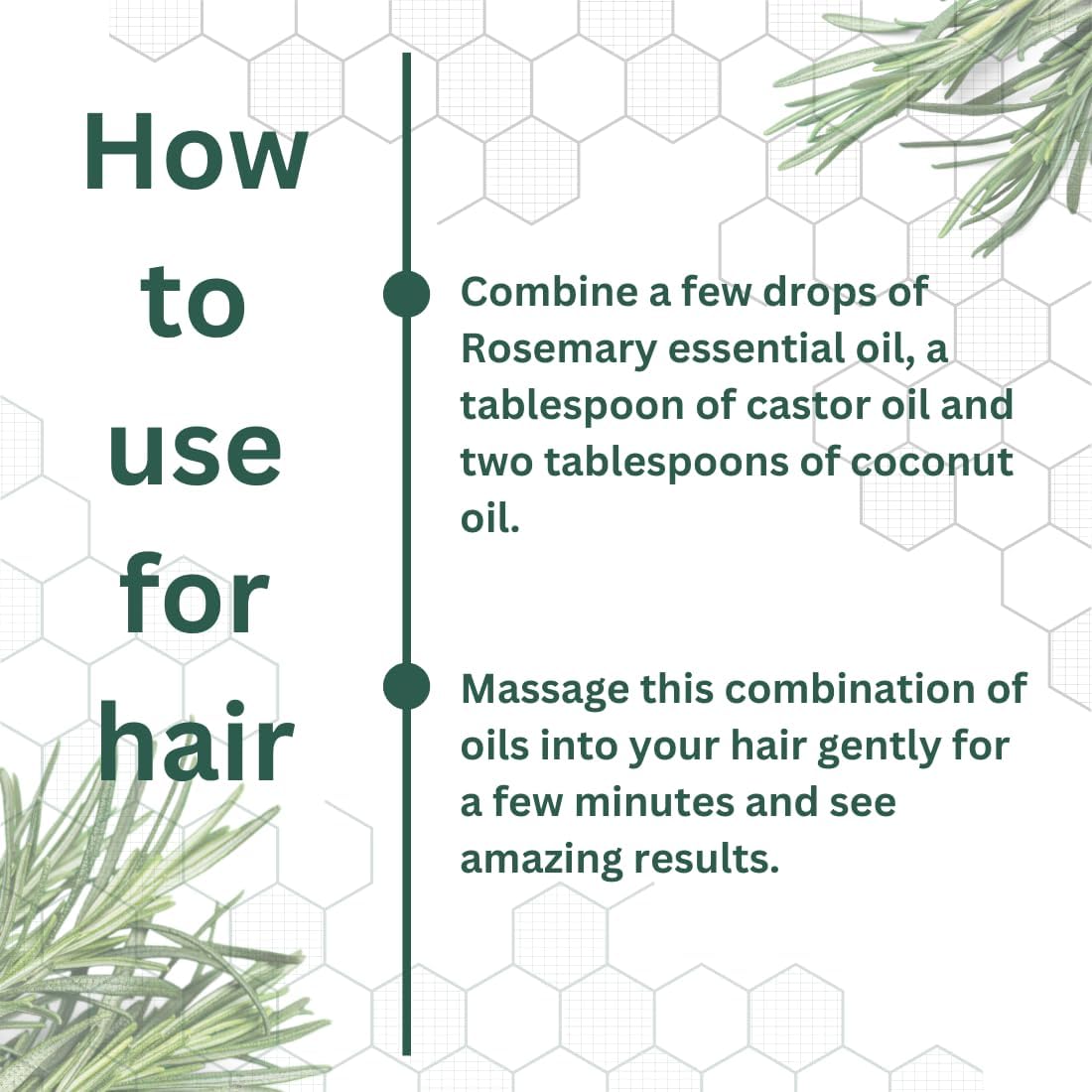 dève herbes Rosemary Essential Oil (Rosmarinus officinalis) Pure | Non-Sticky | Non-Greasy | Lightweight | Men & Women | All Skin Types | Steam Distilled 30ml (1 oz)