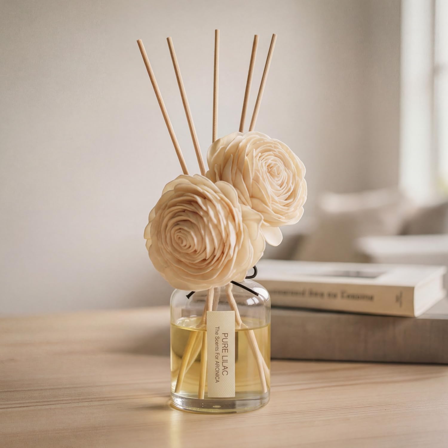 Aronica Diffuser Refill 120ml_White Tea_Floral Gardenia Scent Oil for Home, Hotel Air Essential Oils Scents