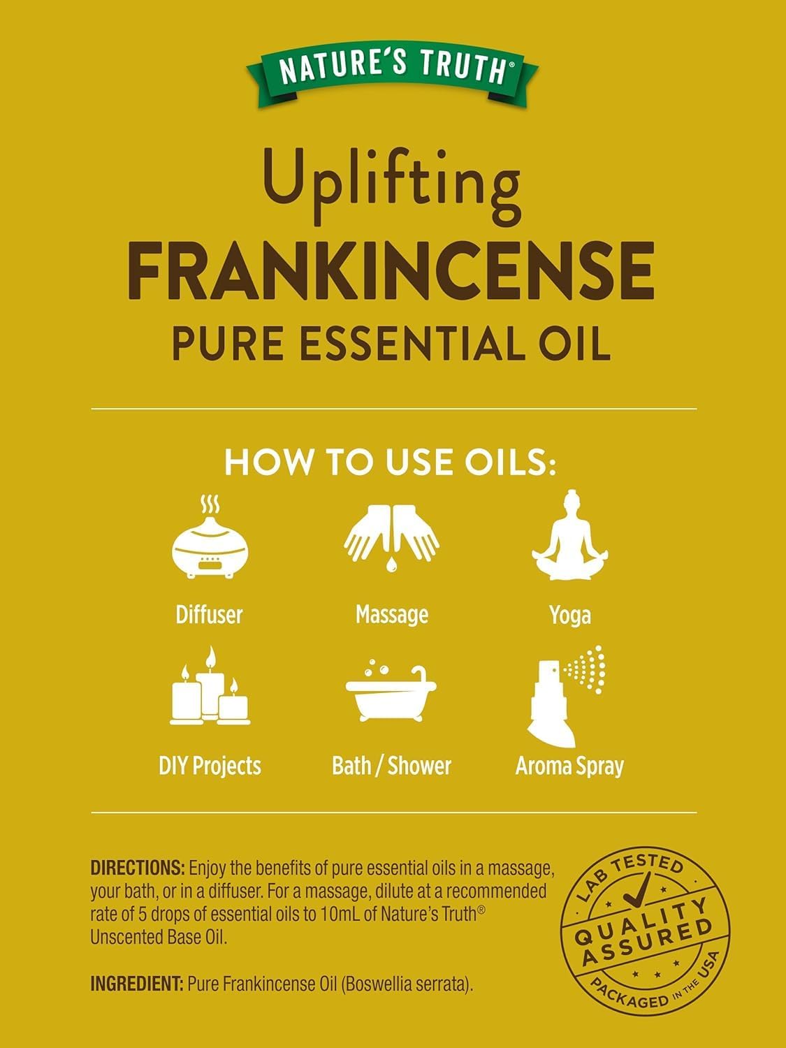 Nature's Truth Frankincense Essential Oil - .5 oz, Pack of 3