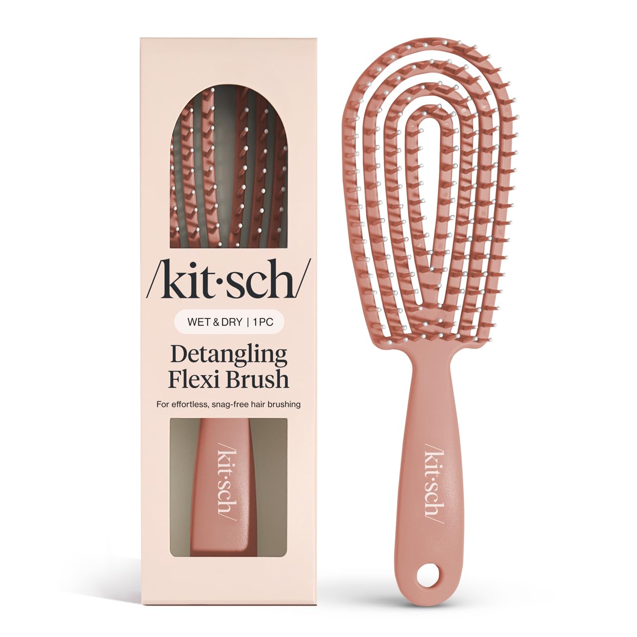 Kitsch Hair Perfume for Women Bundle – Tula Rose & Warm Sugar Hair Mist + Detangler Brush | Odor-Eliminating Hair Perfume, Vanilla Body Spray & Body Mist Set with Hair Brush for Women