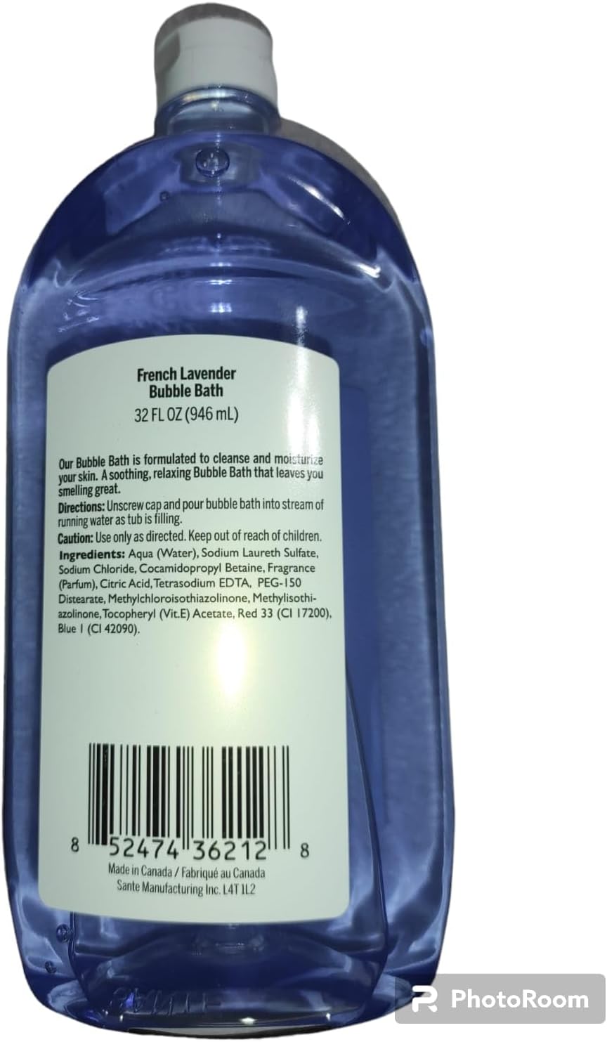 Generic Lavender Bubble Bath with Vitamin E, 32 fl oz Eves St. Claire, Blue