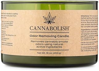 Cannabolish Odor Removing 3-Wick Candle, 16 oz