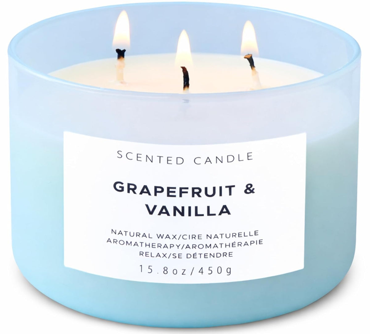 Grapefruit Vanilla 3-Wick Soy Candle