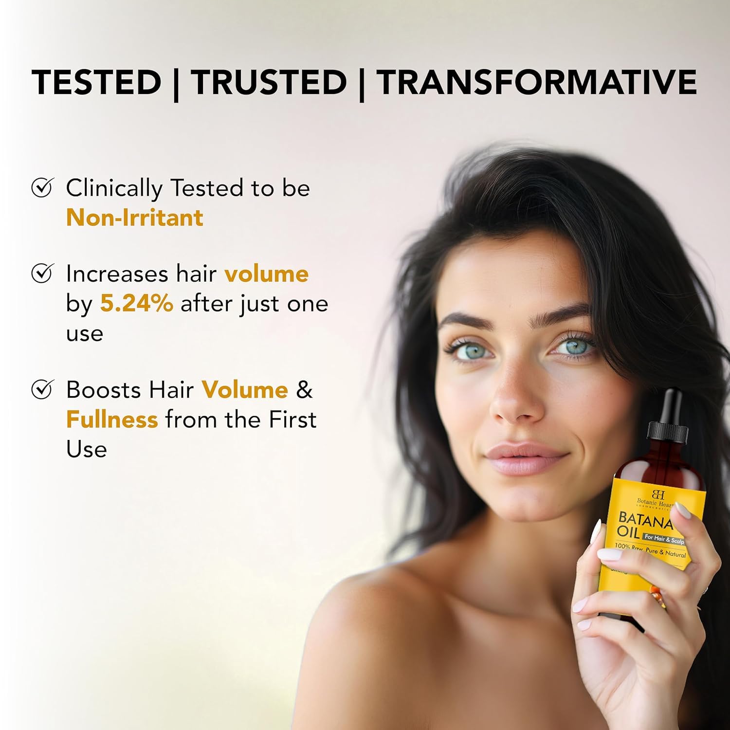 Botanic Hearth Batana Oil for Hair Growth & Hair Treatment Oils 4 Fl Oz | Dr Sebi Inspired, 100% Raw & Pure Batana Oil | Scalp & Hair Treatment for Thickness & Strength | All Hair Types