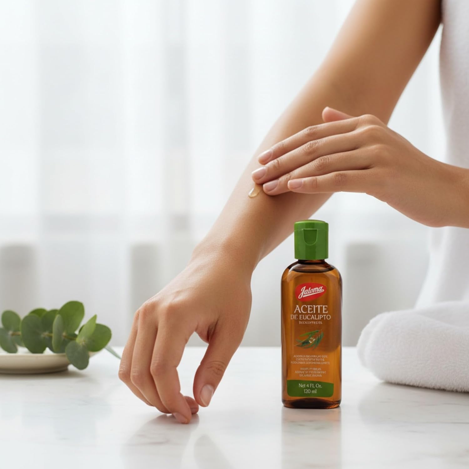 Jaloma Eucalyptus Oil, Moisturizing and Refreshing Skin Care Oil, 4Pack of 4FL Oz Each (Pack of 4)