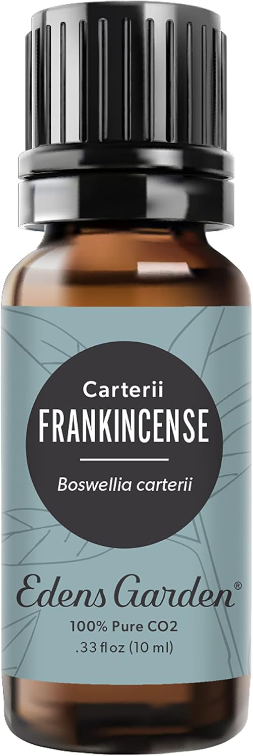 Edens Garden Frankincense CO2 Essential Oil- 100% Pure Premium Grade, Undiluted, Natural, Therapeutic, Aromatherapy, The Best for Diffuser, Skin, Hair, Humidifiers 10 ml (.33 fl oz)