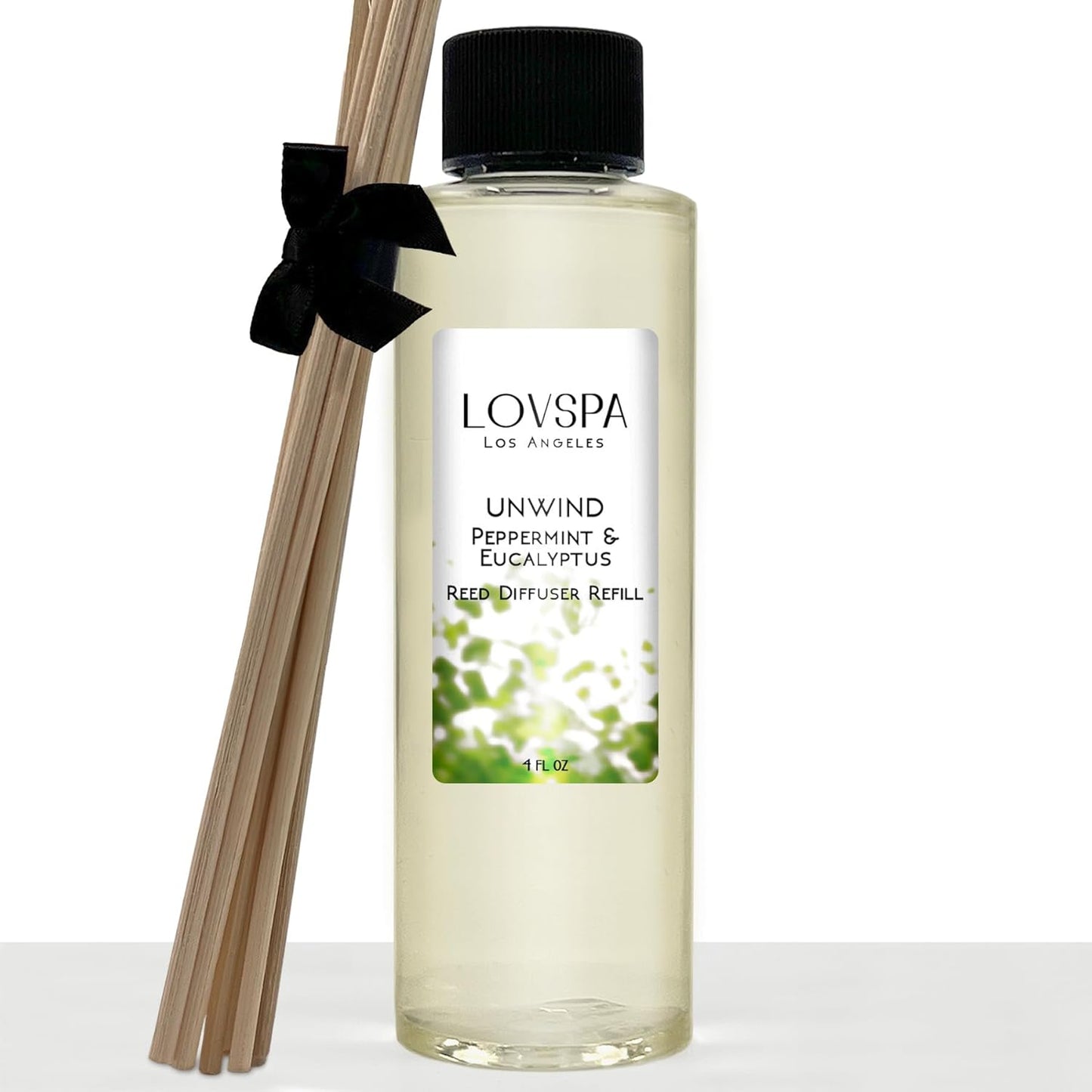 Unwind Eucalyptus & Mint Diffuser Oil - Luxury Essential Oils for Diffuser Refill & Air Freshener Room Spray - Long-Lasting & Natural Home Fragrance, Scented Oil for Diffusers, USA Made, 4oz