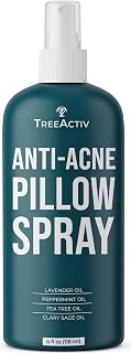 Anti-Acne Pillow Spray, 4 fl oz, Lavender Sleep Spray, Pure Essential Oil Air Freshener, Pillow Linen Spray for Bedding, Aromatherapy Lavender for Sleep, 1000 Sprays