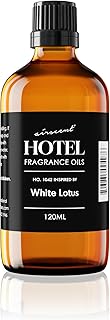 AirScent Hotel Diffuser Oil No. 1042 Inspired by The White Lotus Hotel Scent - Premium Fragrance Oil for Ultrasonic and Waterless Diffusers and Crafting - 120 mL, 4 fl oz Glass Bottle with Dropper
