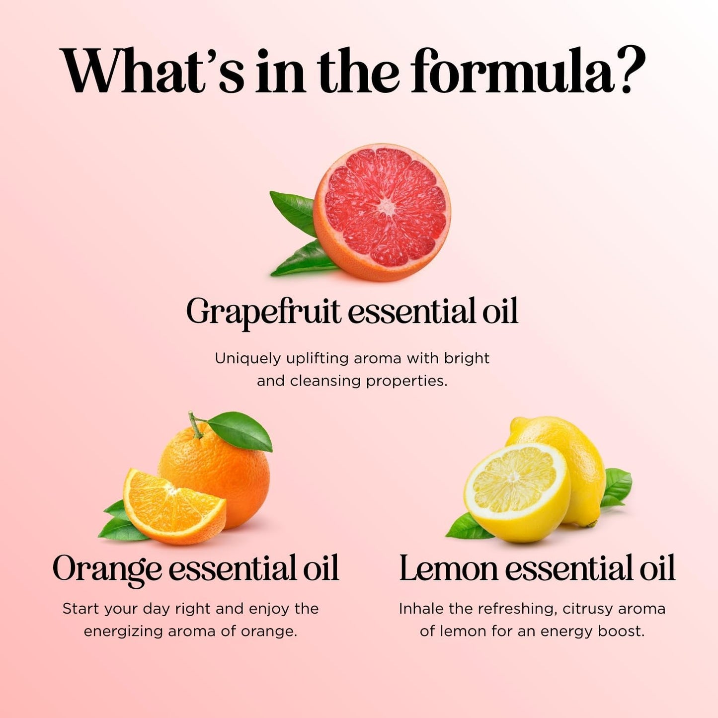 Citrus Essential Oils Blend for Diffuser - Invigorating Citrus Oil Diffuser Essential Oils with Energizing Lemon Orange and Lime Essential Oil - Pure Aromatherapy Oils for Diffuser Citrus Blend Oil