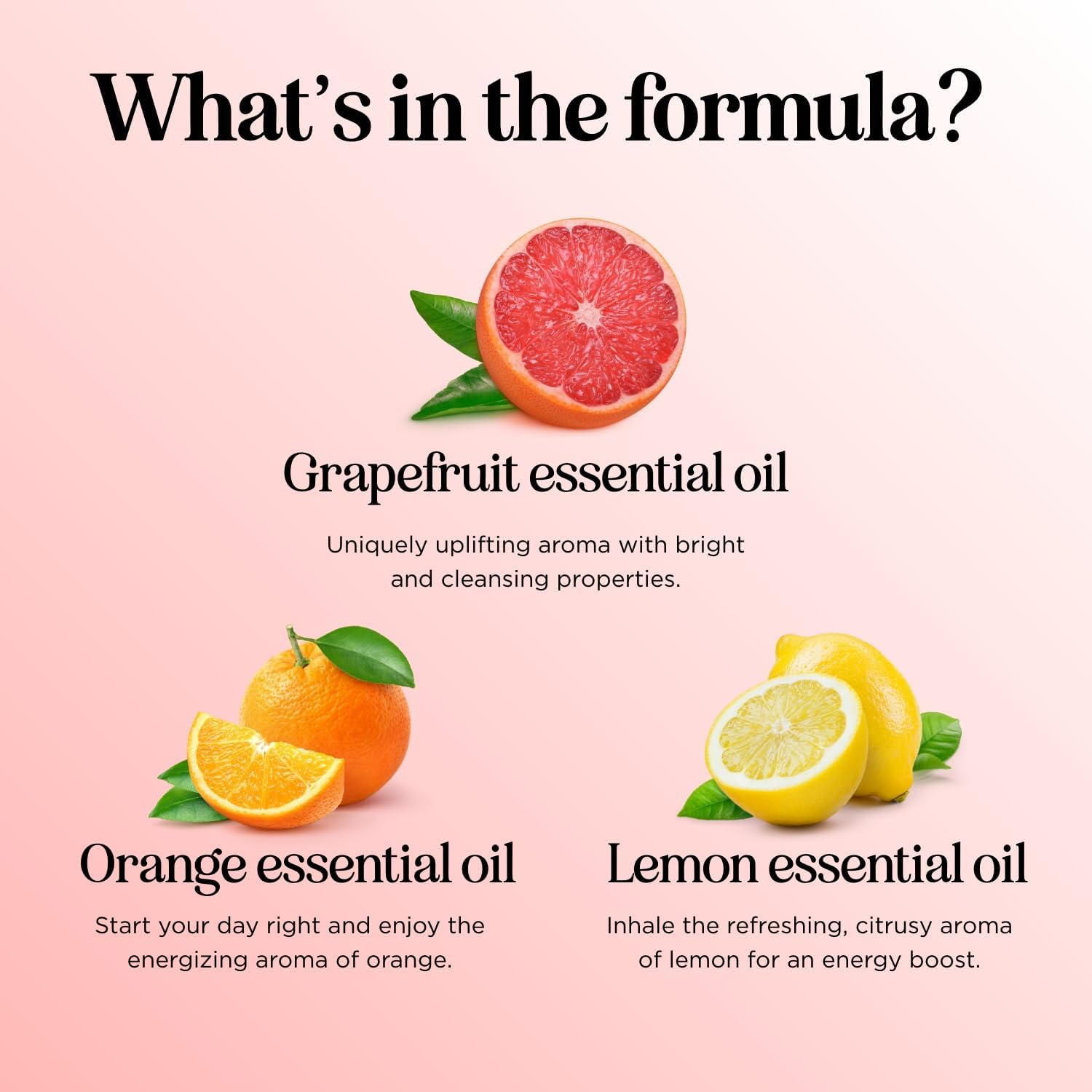 Citrus Essential Oils Blend for Diffuser - Invigorating Citrus Oil Diffuser Essential Oils with Energizing Lemon Orange and Lime Essential Oil - Pure Aromatherapy Oils for Diffuser Citrus Blend Oil