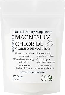 Magnesium Flakes 300g – Cloruro de Magnesio Puro, Pure Magnesium Chloride Flakes for Bath, Relaxation, Muscle & Skin Care