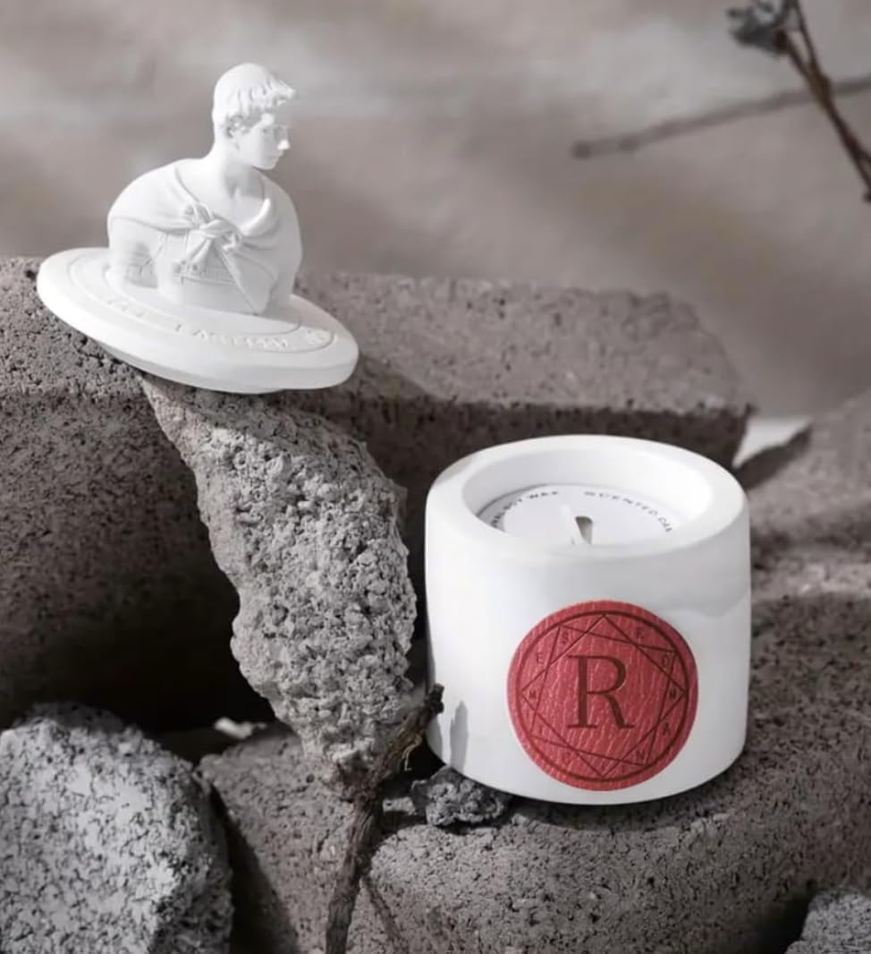 David Statue Scented Candle - Large Bust, Hand Poured Aroma for Home