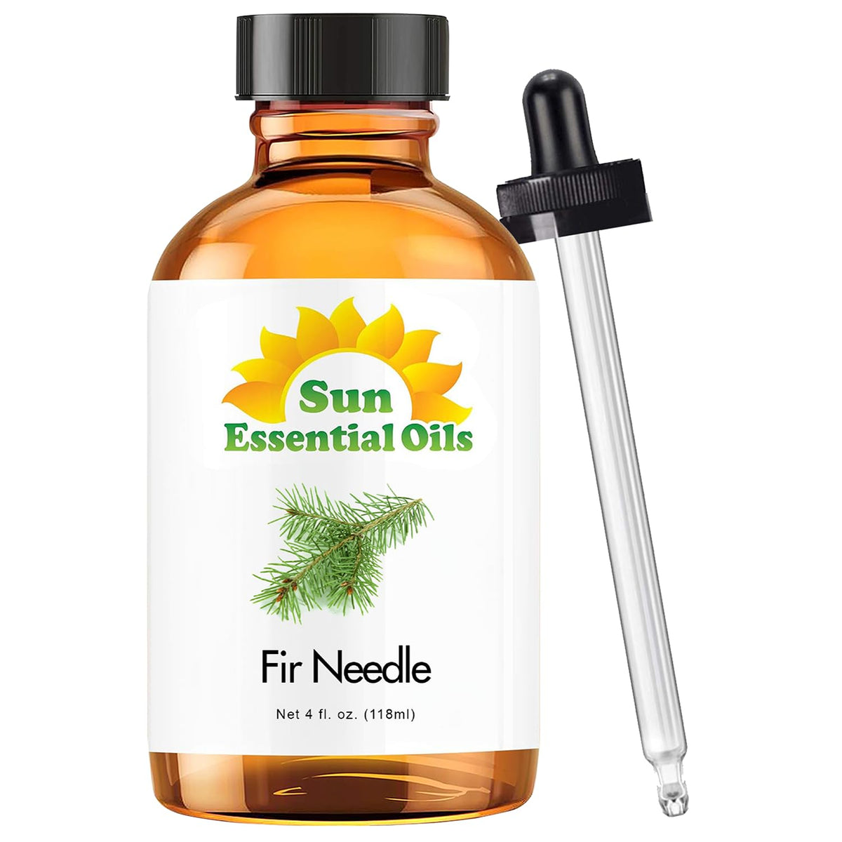 Sun Essential Oils 4oz - Fir Needle Essential Oil - 4 Fluid Ounces - Fir Needle Oil
