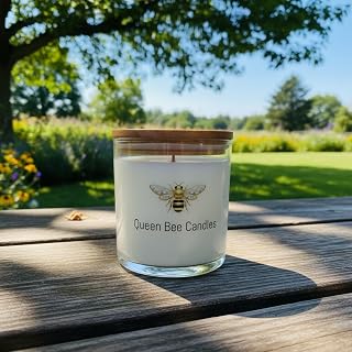 Scented Jar Candle, Coconut Soy Wax Blend with Wooden Lid (Cinnamon Stick)
