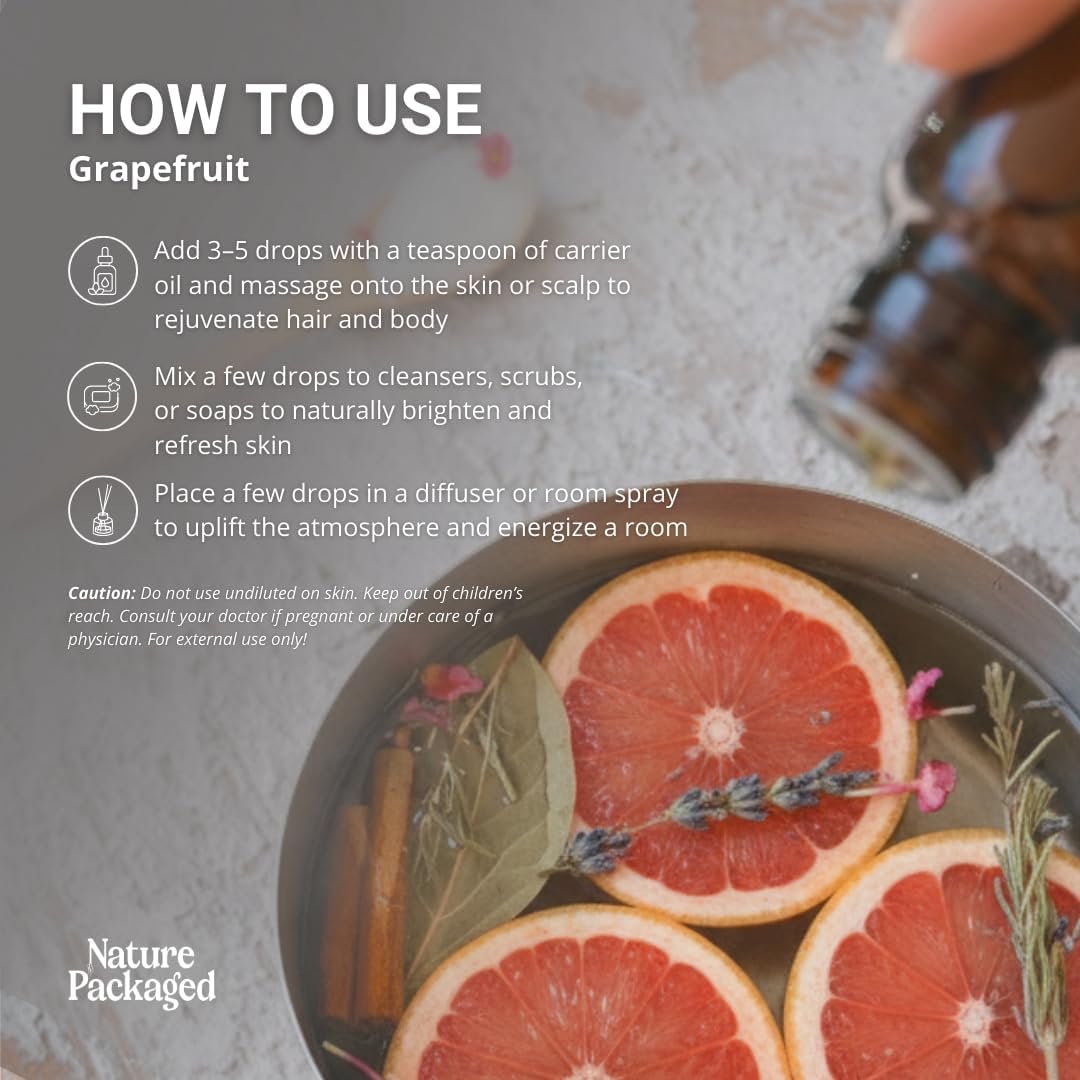 Grapefruit Essential Oil - Direct from Citrusmade in Sicily- Pure Essential Oil for Diffusers and Aromatherapy | 100% Pure Therapeutic Grade (2LBS)