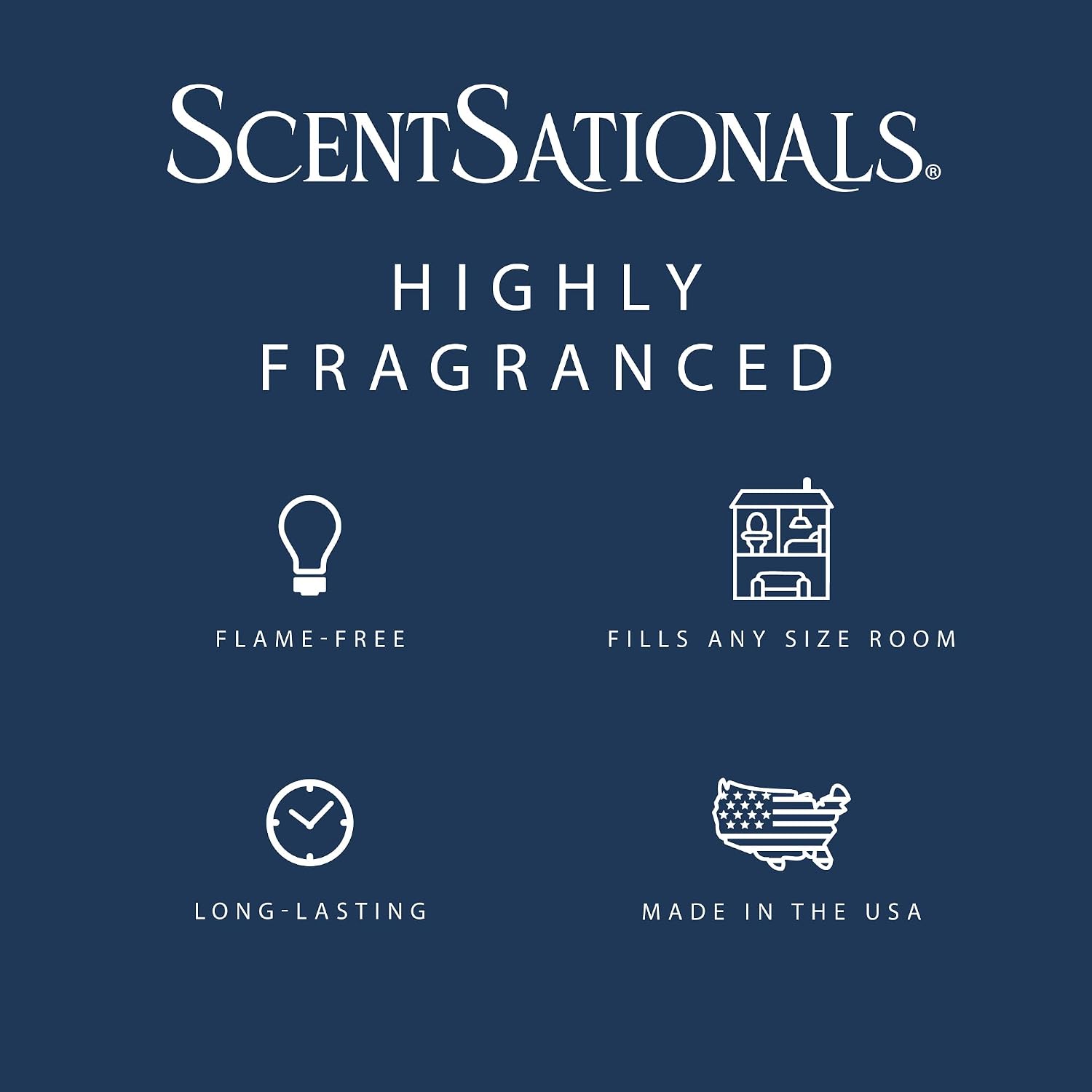 Scentsationals Enchanted Scented Wax Melts - Bergamot, Pear, & Champagne, 10oz (24 Cubes)