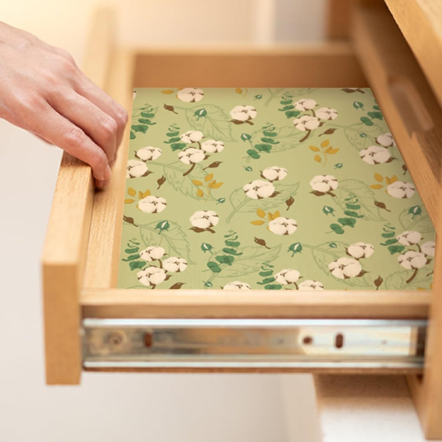 SCENTORINI Scented Drawer Liners for Dresser, 6 Sheet Clean Cotton Scent Drawer Paper Liners for Bedroom Drawer Home Closet Shelf