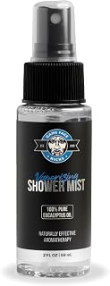 Game Face Eucalyptus Vaporizing Shower Mist Spray for Aromatherapy, At Home Spa Experience, Sinus Congestion Relief, and Tension Relief, 2 fl oz - Made in USA
