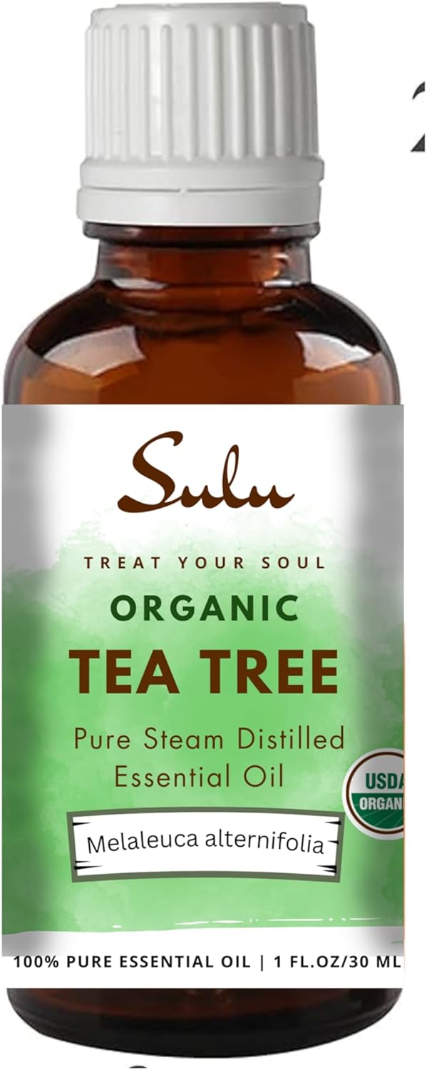 Pure USDA Certified Organic Tea Tree Essential Oil (59 ml / 2 fl.oz)