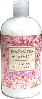 Greenwich Bay Rosewater Jasmine, Foaming Milk Bath with Buttermilk, Shea Butter and Cocoa Butter 16 oz
