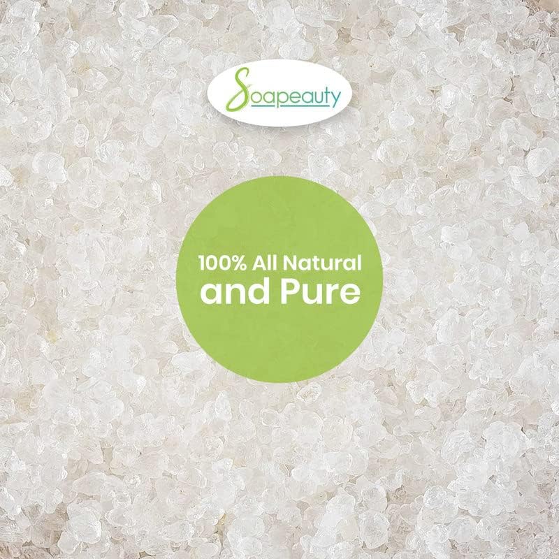 Soapeauty Dead Sea Salt Fine Grain | 100% Pure & Natural | Mineral Rich Bath Salt Soak | for Body Scrubs, Salt Soap Making, Spa & Skincare | 3 lbs