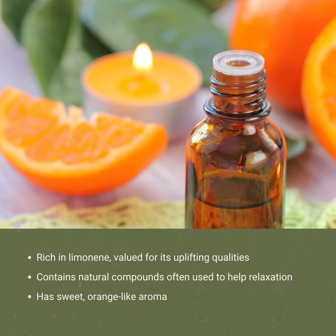 Pure Mandarin Essential Oils - Direct from Citrusmade Italy for Diffusers, Aromatherapy, Home Fragrance & Bath - Natural Aceite de Mandarina for Massage (8oz)