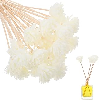 Beavorty Air Diffuser Oil Diffuser Sticks 30pcs Rattan Diffuser Sticks Aroma Diffuser Sticks Refill Replacement Reed Fragrance Diffuser Vase Fillers Diffusers