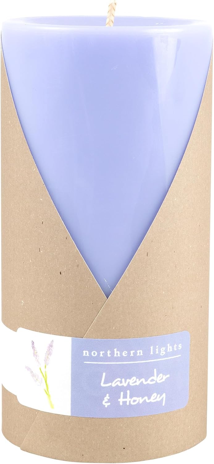 Northern Lights Candles 31638 Lavender & Honey Pillar Candle