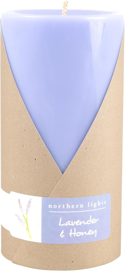 Northern Lights Candles 31638 Lavender & Honey Pillar Candle