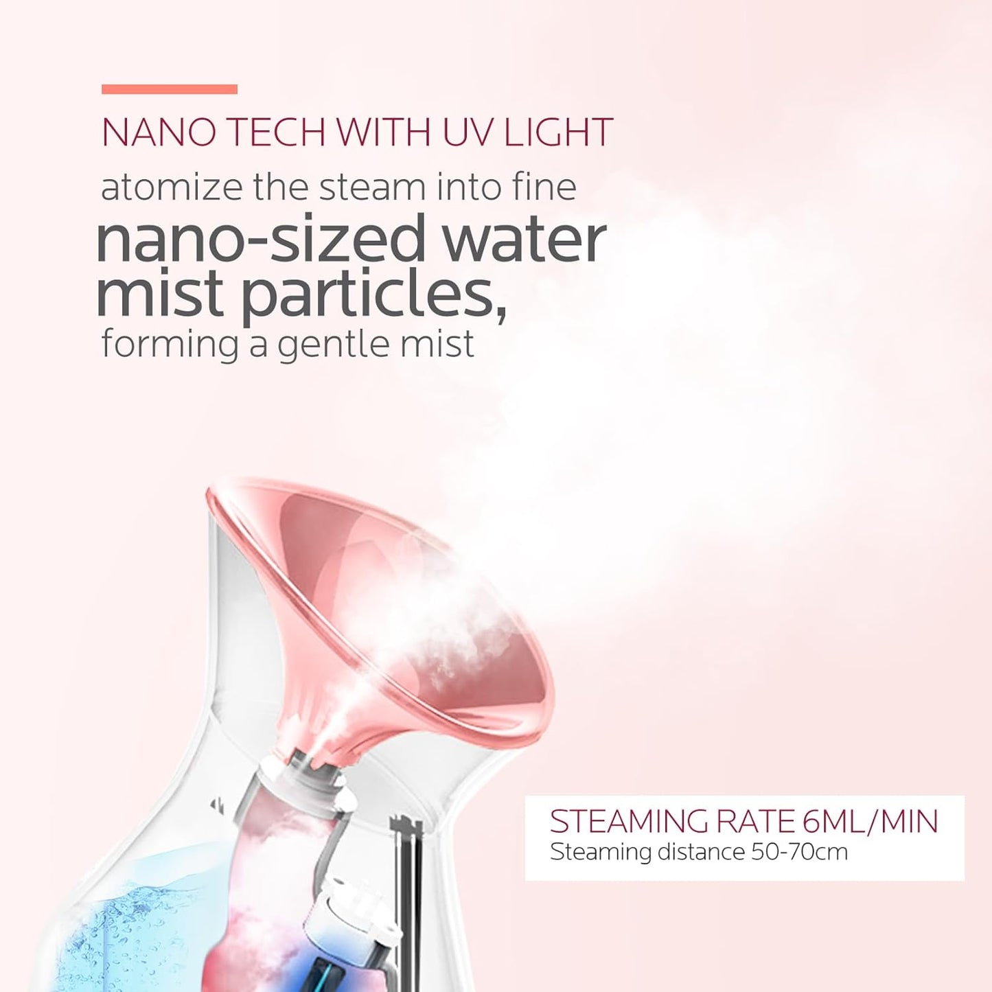 Colorfarm Facial Steamer Spa Kit: Nano Ionic Face Steamer for Facial Deep Cleansing - Home Spa Skincare Set with 17 Skin Care Tools Self Care Gifts for Women