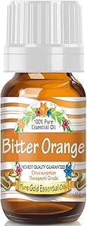 Pure Gold Essential Oils - Orange (Bitter) Essential Oil - 0.33 Fluid Ounces