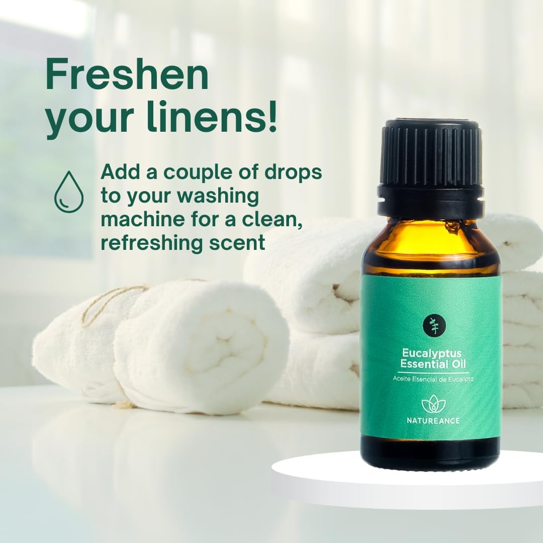 Eucalyptus Essential Oil (15 mL) - 100% Pure and Natural, Therapeutic Grade Essential Oil.