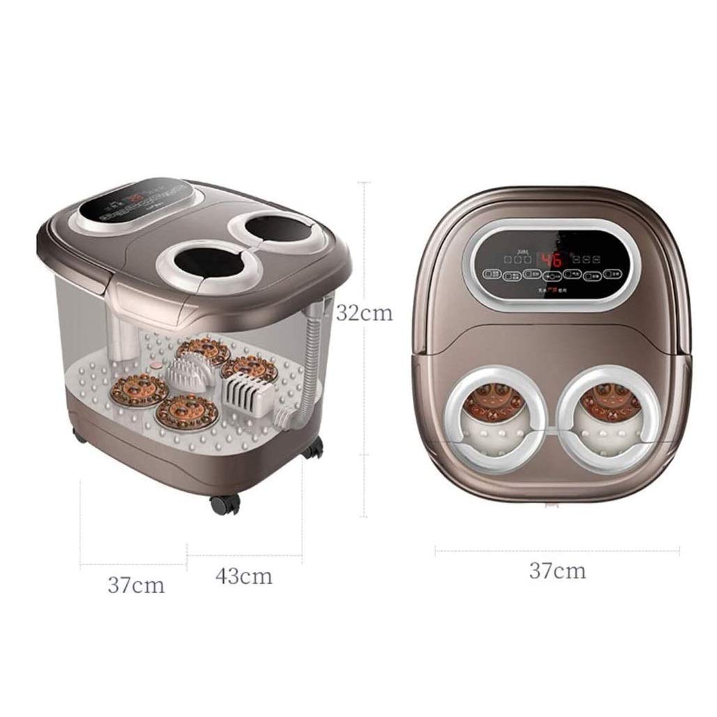 Foot Tub Automatic Footbath Electric Massage Fumigation Heating Bath Soaking Feet Deep Barrel