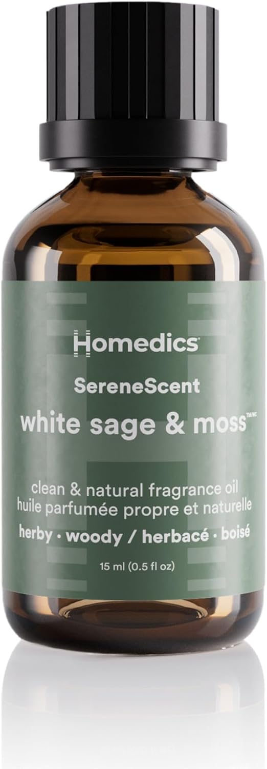 Homedics SereneScent White Sage & Moss Fragrance Oil Refill 15ml