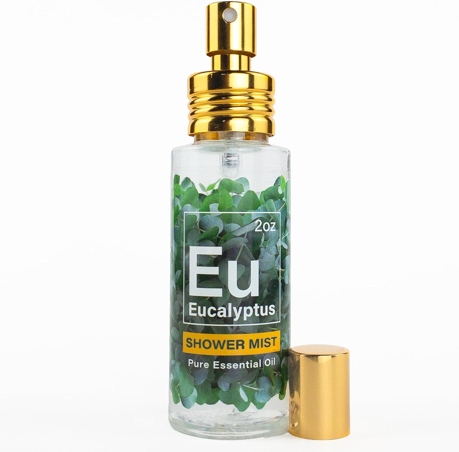 Eucalyptus Shower Spray - 100% Pure Eucalyptus Spray, Spa-Grade Aromatherapy Shower Mist - Essential Oil Steamer, Made in USA (2 oz)