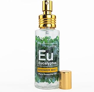 Eucalyptus Shower Spray - 100% Pure Eucalyptus Spray, Spa-Grade Aromatherapy Shower Mist - Essential Oil Steamer, Made in USA (2 oz)