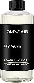 My Way Hotel Diffuser Oil & waterless Diffuser Essential Oil Home & Office Luxury Scents 500ml - Comforting Sandalwood, Cedarwood & Iris - Aromatherapy Oil Blends Premium Fragrance Oils for Diffuser