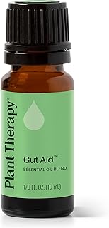 Plant Therapy Gut Aid Essential Oil Blend 10 mL (1/3 oz) 100% Pure, Undiluted, Natural Aromatherapy for Upset Stomach Relief