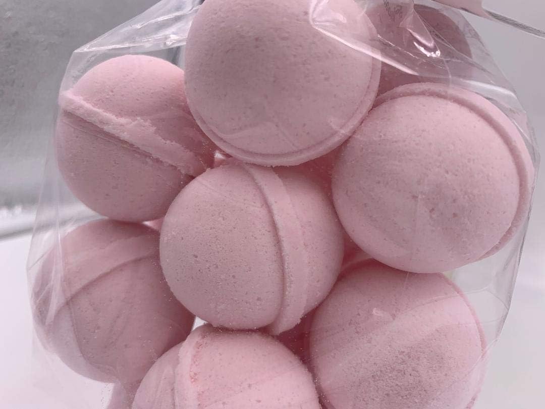 SpaPure Pink Sugar Bath Bomb - 14 Bath fizzies with Shea Butter, Ultra Moisturizing (12 Oz) ...Great for Dry Skin (Pink Sugar FBA)