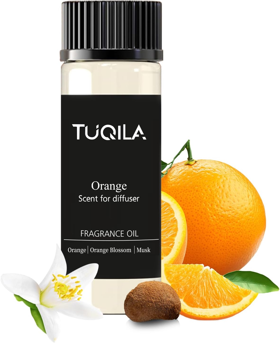 Waterless Essential Oil Orange for Diffuser 20ML Sampler Scented Oils, Aromatherapy Essential Oil Note of Citrus Uplifting Scent for Intstant Mood Boost and Clean Air