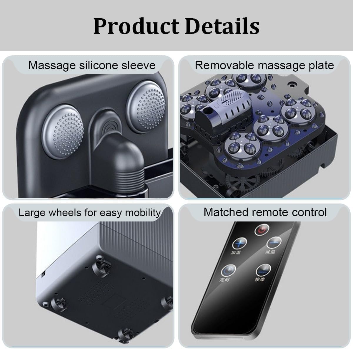 Foot Bath with Circulation Heat, Tub for Stress Relief, with and Massage Rollers, for Relaxation & Pain