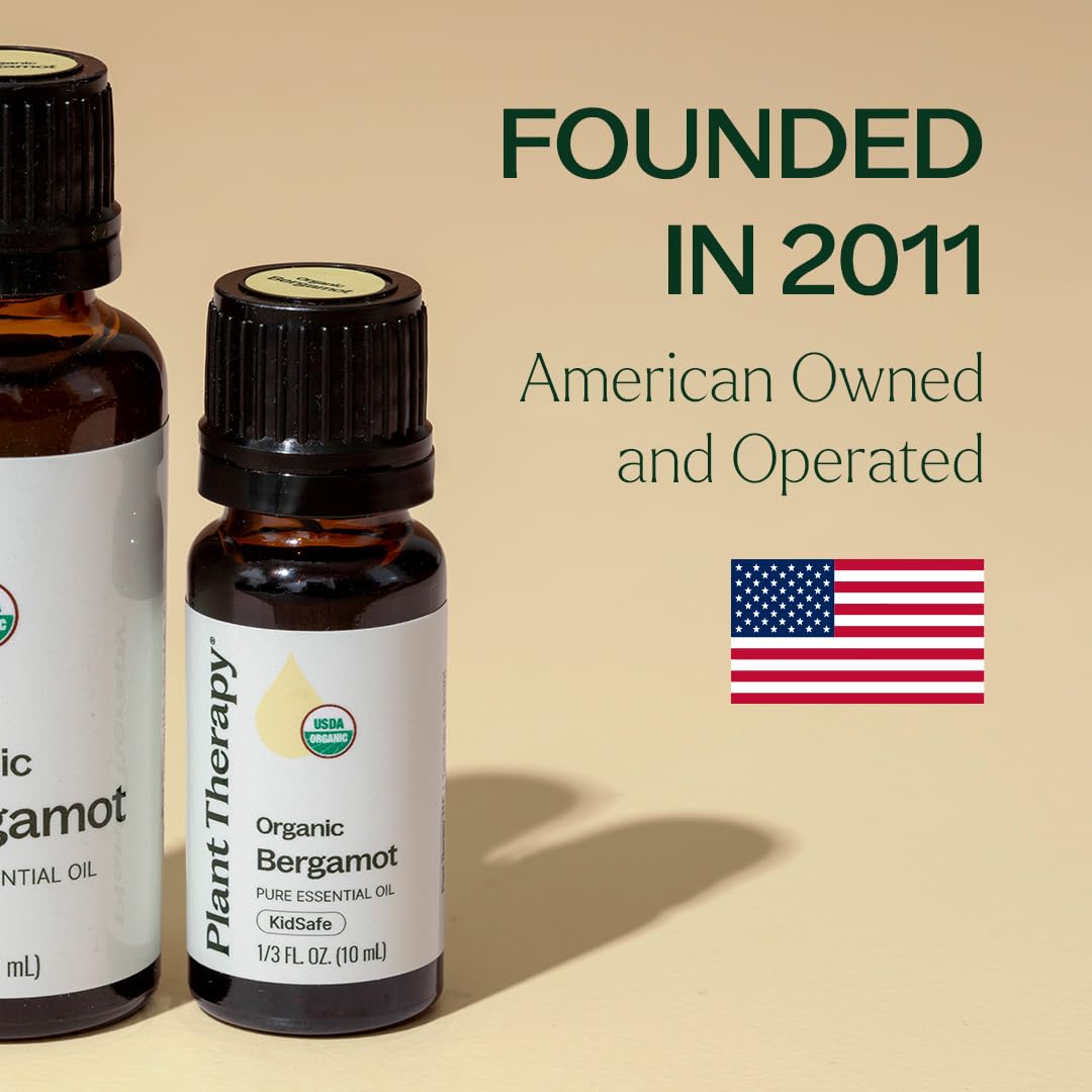 Plant Therapy Organic Bergamot Essential Oil