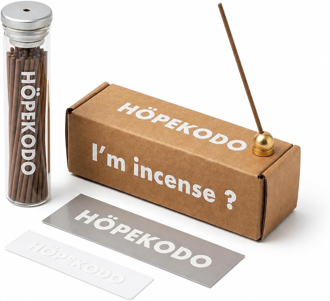 (NO.04 50 Pcs) Incense, Palo Santo, Luxurious Perfume Liked Scent, Supervised by French Perfumer, IFRA SGS Certified, for Purification, Meditation, Gift, Room Fragrance, Holder Included